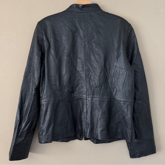 Classiques Entier Atelier Black Genuine Leather Jacket Size XL - Picture 5 of 9